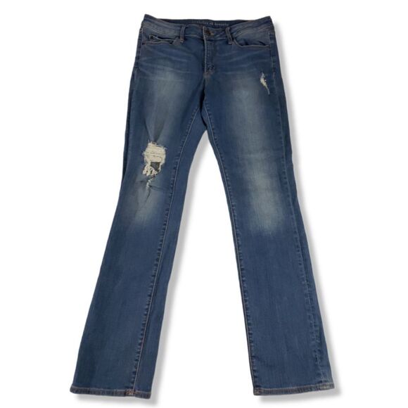 Articles Of Society Jeans Size 30 Shannon East lake Stretch Distressed Straight - Picture 1 of 6